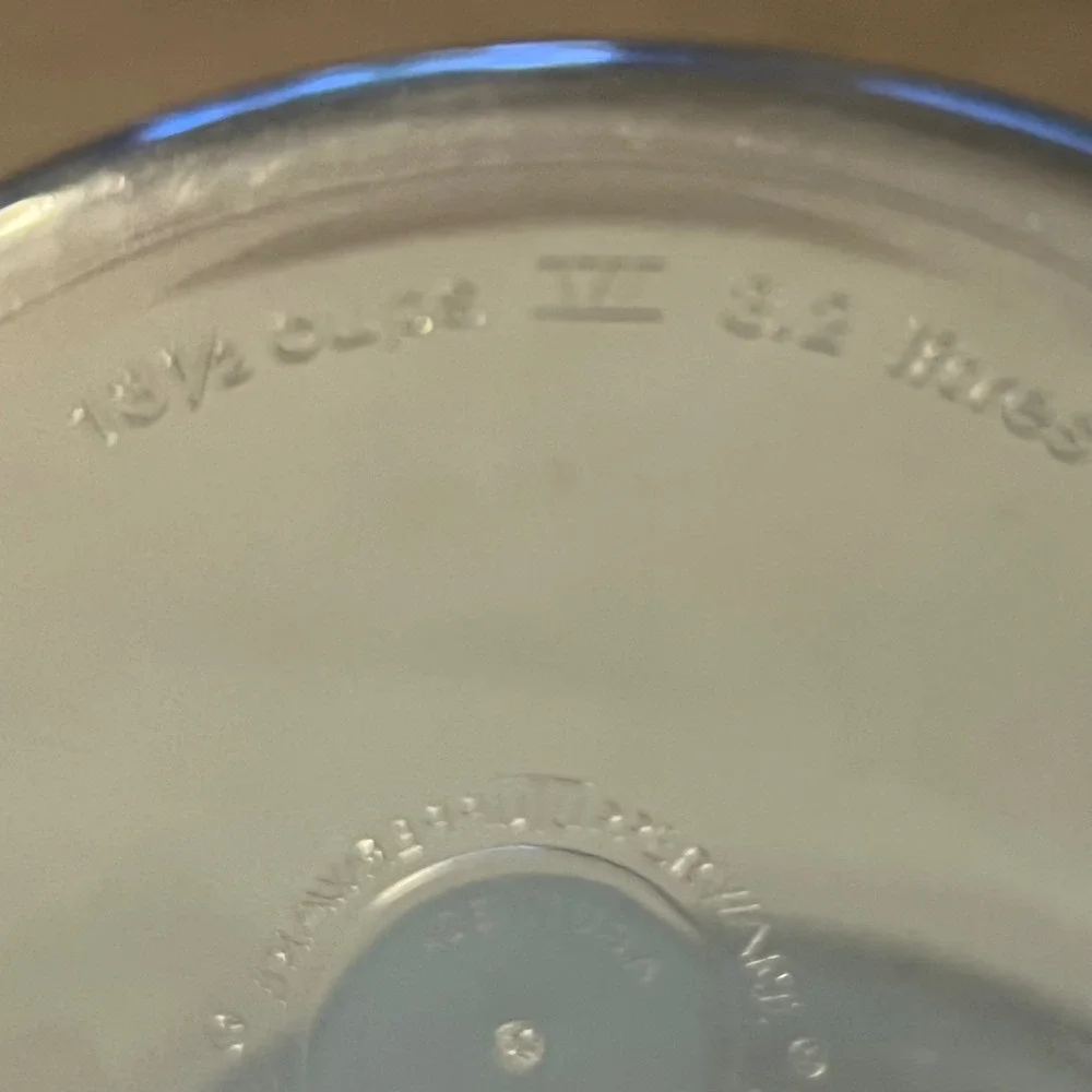 Vintage Tupperware Counterparts Canister Clear 13.5 Cup 3.2L Push Button Lid